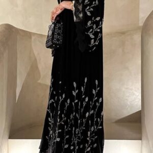 Velvet Breeze Open Abaya